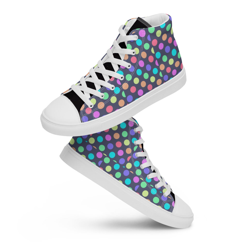 Zilla Dotz Spectrum Women’s high top canvas shoes