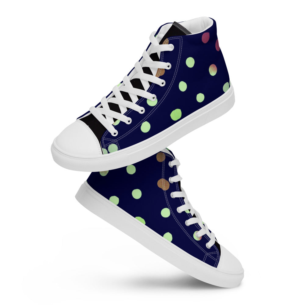 Zilla Dotz Dark Mage Women’s high top canvas shoes