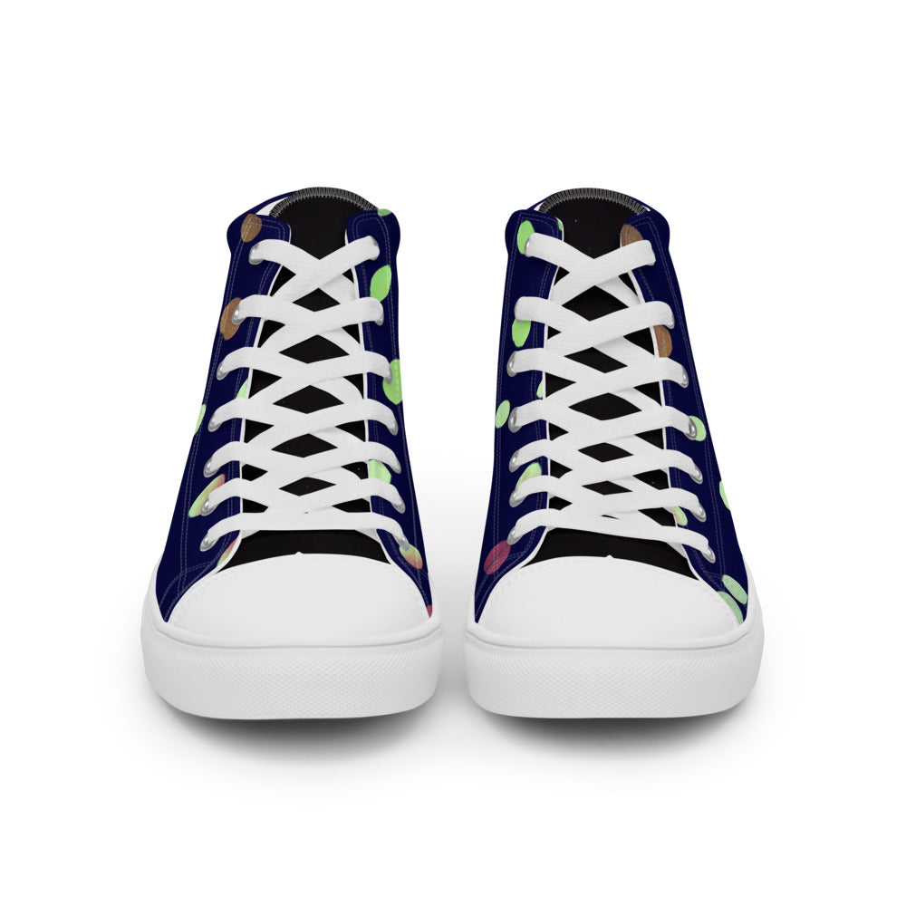 Zilla Dotz Dark Mage Women’s high top canvas shoes