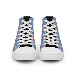 Zilla Dots Granite Women’s high top canvas shoes