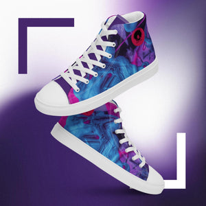 Princess Lauren Abstract Nexus Women’s high top canvas shoes