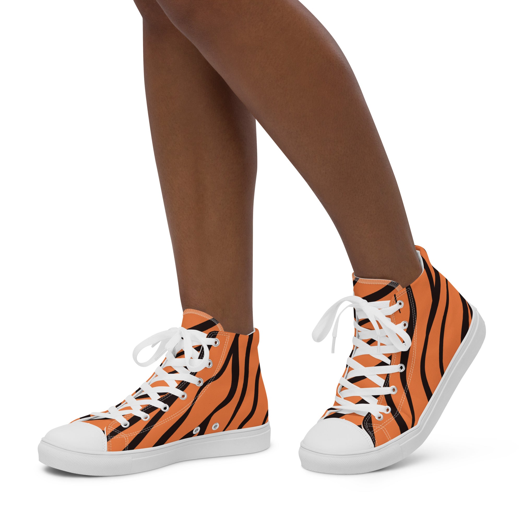 Princess Lauren Tigress Women’s high top canvas shoes