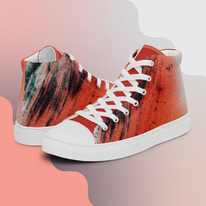 Princess Lauren Abstract Siberia Women’s high top canvas shoes