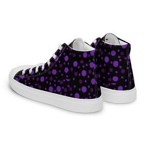 Zilla Dots Lillian Women’s high top canvas shoes
