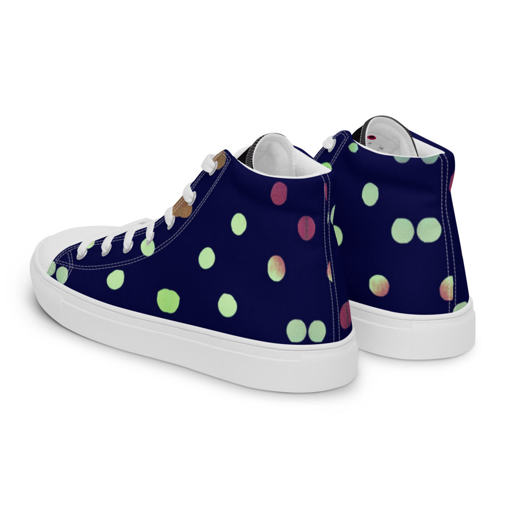 Zilla Dotz Dark Mage Women’s high top canvas shoes