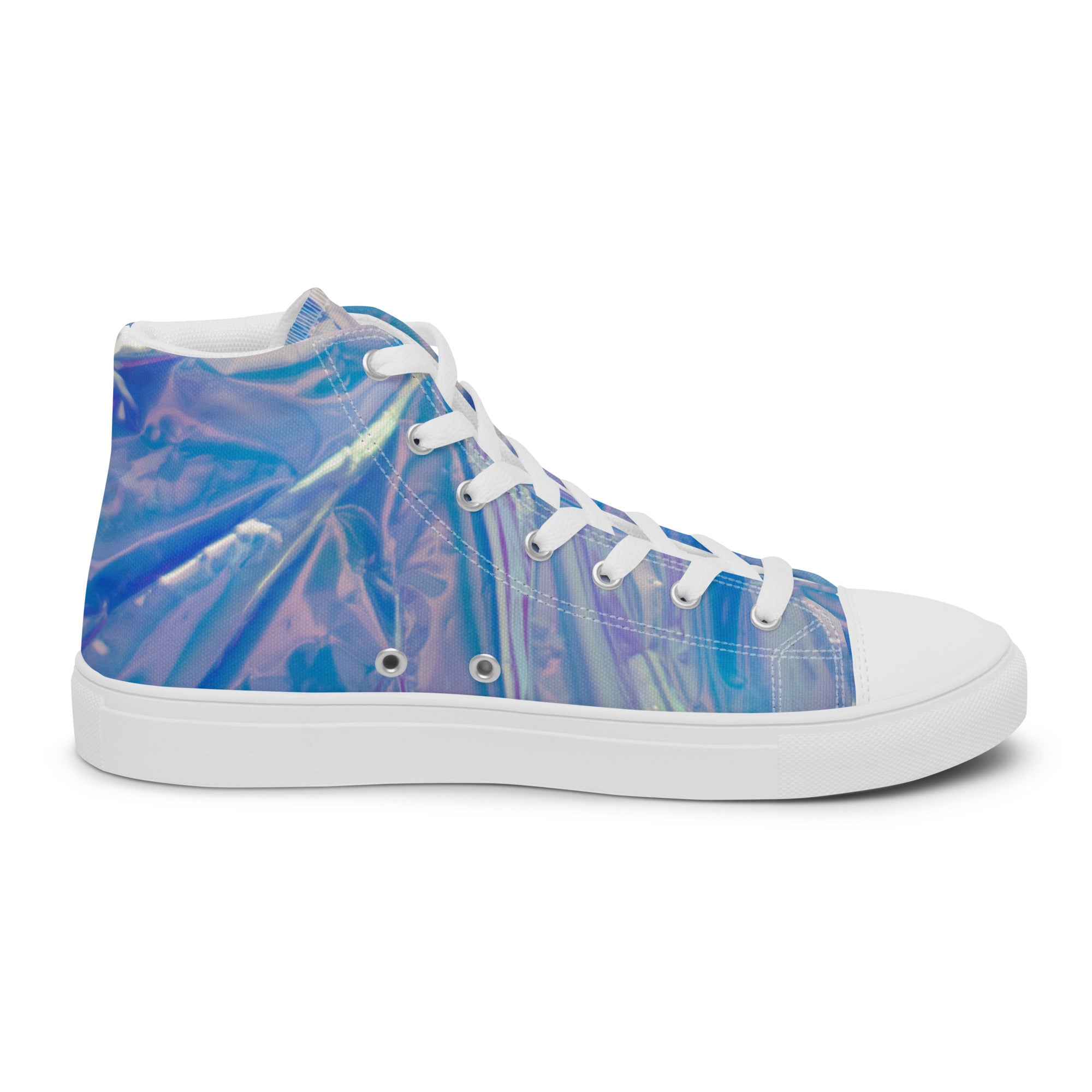 Princess Lauren Abstract Shattered Glass Women’s high top canvas shoes