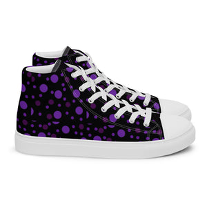 Zilla Dots Lillian Women’s high top canvas shoes