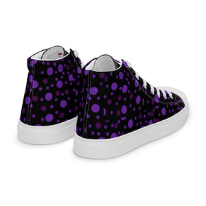Zilla Dots Lillian Women’s high top canvas shoes