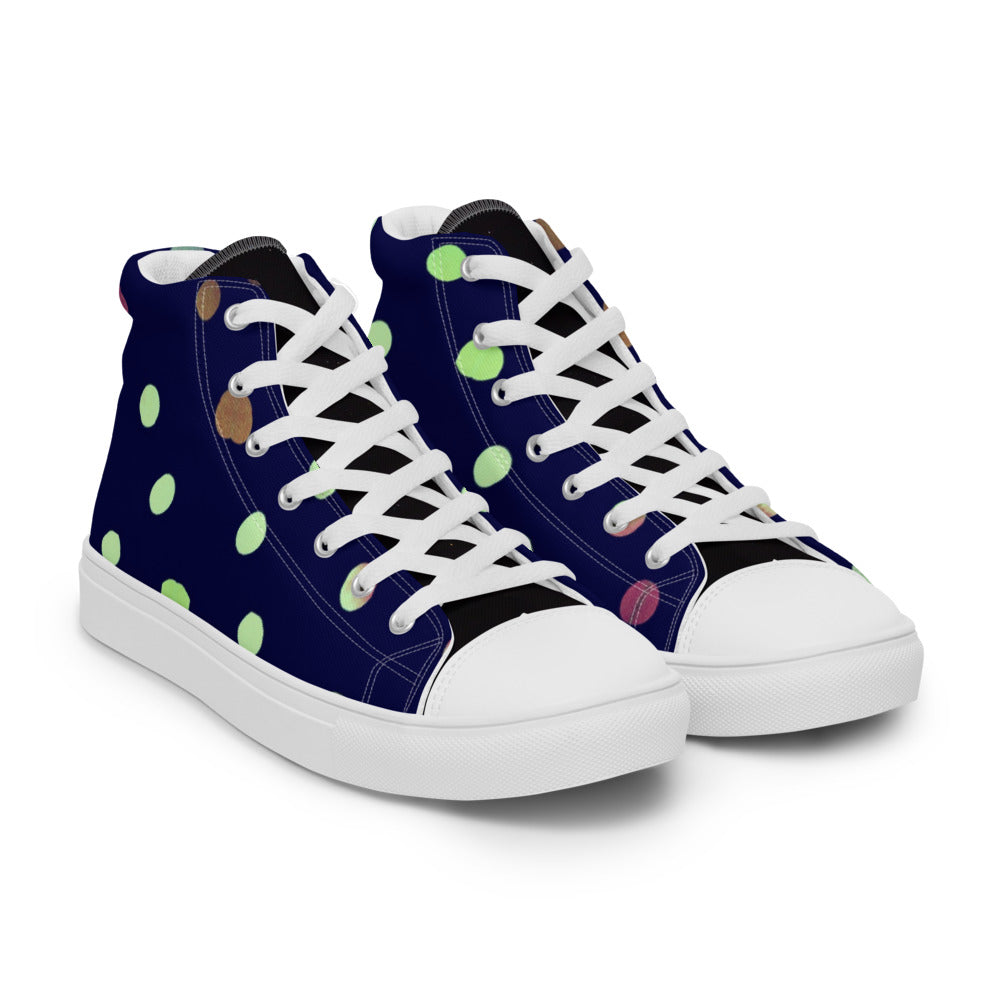 Zilla Dotz Dark Mage Women’s high top canvas shoes